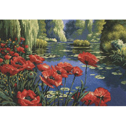 Dimensions Lakeside Poppies Tapestry Kit - 41 x 28 cm