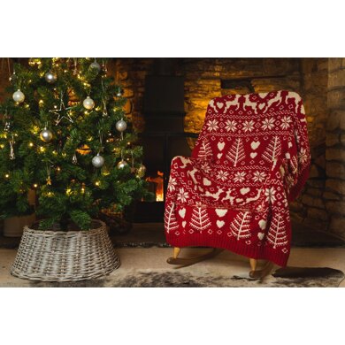 Traditional Fair Isle Christmas Blanket