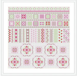 Riverdrift House Cotton Print Square Cross Stitch Kit - 31.3cm x 31.3cm