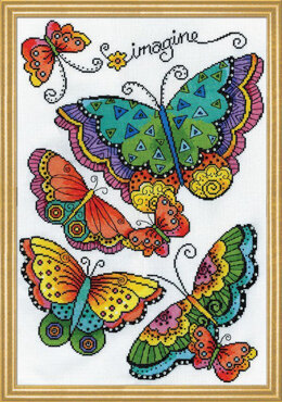 Design Works Butterflies Cross Stitch Kit