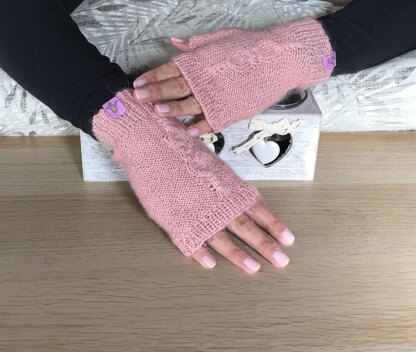 Fingerless gloves "Kimberly"
