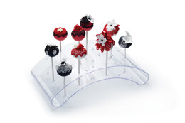 Kitchen Craft Sweetly Does It Acrylic Cake Pop Stand, 29x16x9cm