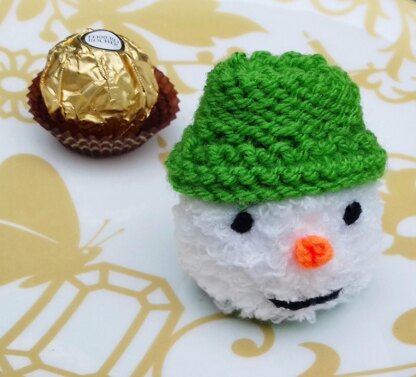 Mini Snowman - Ferrero Rocher Chocolate Cover