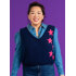 Astro Vest - Free Slipover Knitting Pattern For Women in Paintbox Yarns Baby DK by Paintbox Yarns