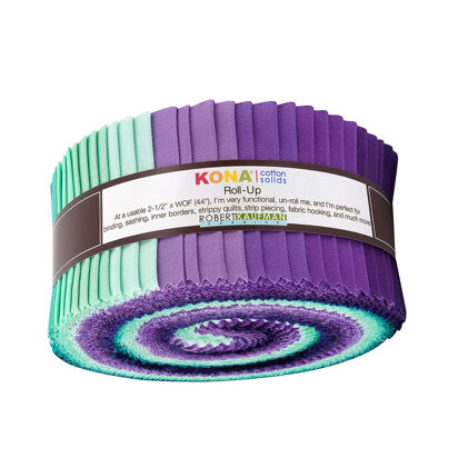 Robert Kaufman Kona Cotton Solids 2.5in Strip Roll - RU-783-40