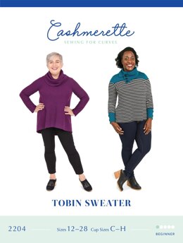 Cashmerette Tobin Sweater Pattern By Cashmerette CPP2204 - Paper Pattern, Size 12-28