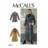 McCall's Misses' Outerwear, Detachable Fur Collar & Belt M8013 - Sewing Pattern, Size L-XL-XXL