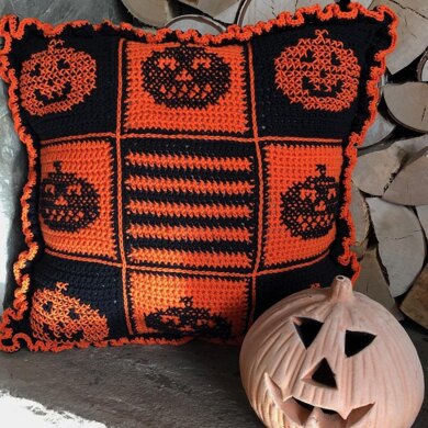 Pumpkin halloween cushion cover 