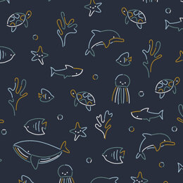 Poppy Fabrics - Sealife Jersey
