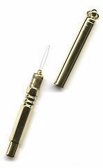 3" Brass Needle Threader/Case