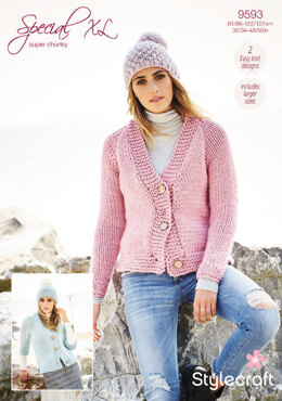 Cardigans in Stylecraft Special Super Chunky - 9593 - Downloadable PDF