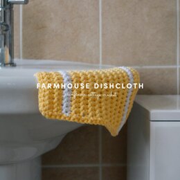 Farmhouse Paired Single Crochet Dishcloth