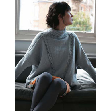 "Sasha Pullover" : Pullover Knitting Pattern for Women in Debbie Bliss DK | Light Worsted Yarn