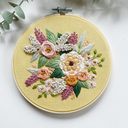 Bountiful Blooms Embroidery Pattern