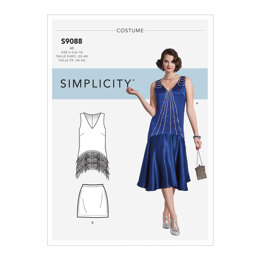 Simplicity Misses' Flapper Costumes S9088 - Sewing Pattern