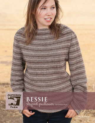 Bessie Striped Pullover in Juniper Moon Herriot - Downloadable PDF