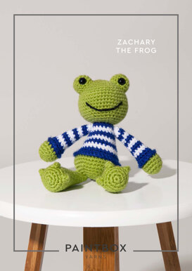 "Zachary the Frog" - Free Crochet Pattern For Toys in Paintbox Yarns Simply DK - 011