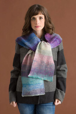 Linen Stitch Scarf in Classic Elite Yarns Liberty Wool Solids - Downloadable PDF