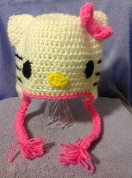 Hello Pretty Pink Kitty Hat