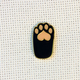 The Snarky Crafter Heart Paw Pad Black