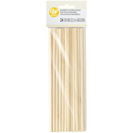 Wilton Bamboo Dowel Rods, 8 Inch