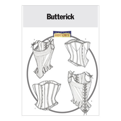 Butterick Stege und Korsetts für Damen B4254 - Schnittmuster