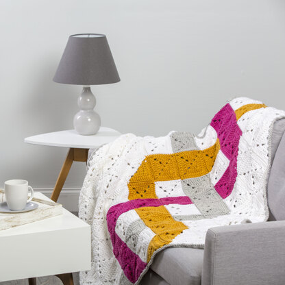 Woven Throw in Premier Yarns Everyday Bulky - Downloadable PDF