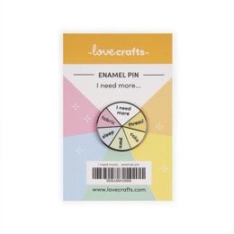LoveCrafts Enamel Pin Badge  - I Need Wheel