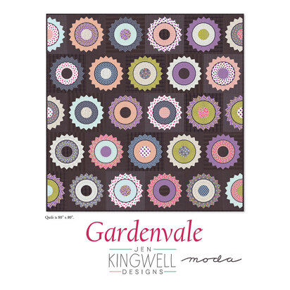Moda Fabrics Gardenvale Quilt - Downloadable PDF