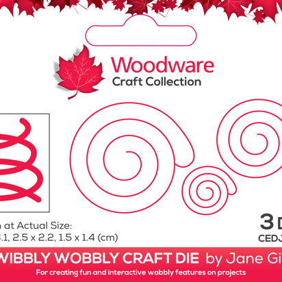 Woodware Wibbly Wobbly Craft Die