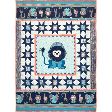 Michael Miller Fabrics Born To Be Wild Quilt - Downloadable PDF
