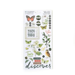 49 and Market Vintage Artistry Naturalist – Chipboard Stickers