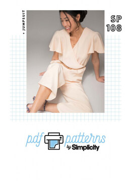 Simplicity Misses Jumpsuit SP108 - Downloadable PDF