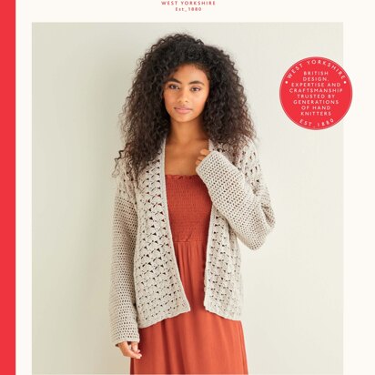 Crochet Cardigan in Sirdar Country Classic 4ply - 10245 - Downloadable PDF