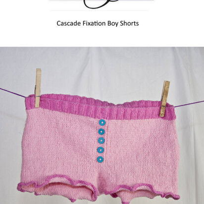 Boy Shorts in Cascade Fixation - DK239