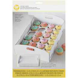 Wilton White Cupcake Carrier Box, 24 Cupcake Capacity