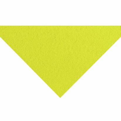 Trimits Acrylic Felt 23 x 30cm 10 Pack - Fluorescent Yellow