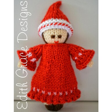Christmas Candy Cane Doll