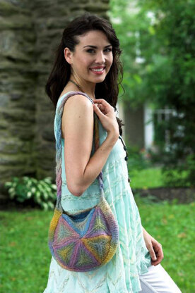 Hexagon Felted Bag in Plymouth Gina - F506