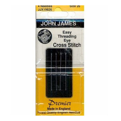 John James Size 26 Easy Thread Cross Stitch Needles (4)