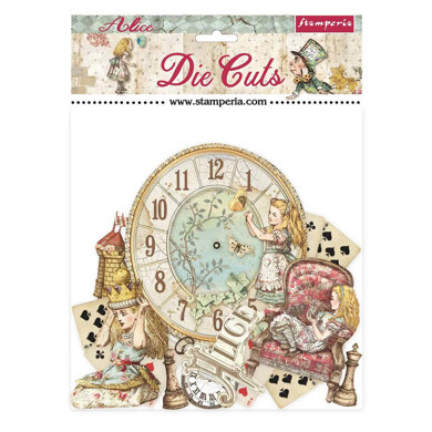Stamperia Assorted Die Cuts Alice Through The Looking Glass