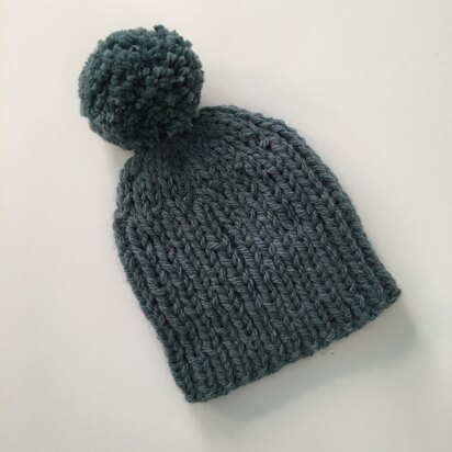 Quick and Easy Bulky Weight Bobble Hat