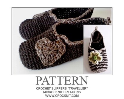 Crochet Slippers TRAVELLER