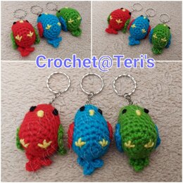 Dead Parrot Keychains