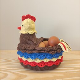 Chicken/Hen Egg BasketEgg Basket