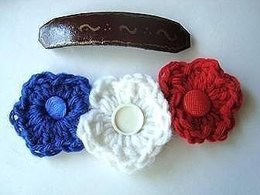 Patriotic Flower | Crochet Pattern  by Ashton11