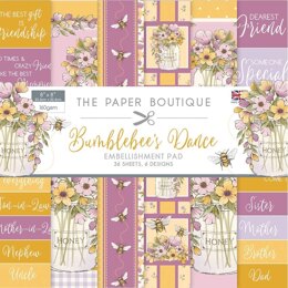 The Paper Boutique Bumblebee's Dance 8x8 Embellishments Pad