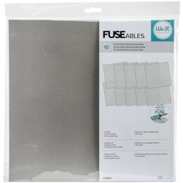 We R Memory Keepers We R FUSEables Fuse Clear Sheets 12"X12" 10/Pkg - 520334