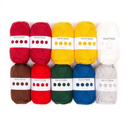 Paintbox Yarns Paintbox Yarns Cotton DK 10 ball Colourpack - Amigurumi Advent 2020