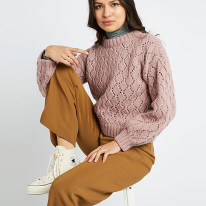 All Star Sweater in Wool and the Gang Feeling Good Yarn - Leaflet